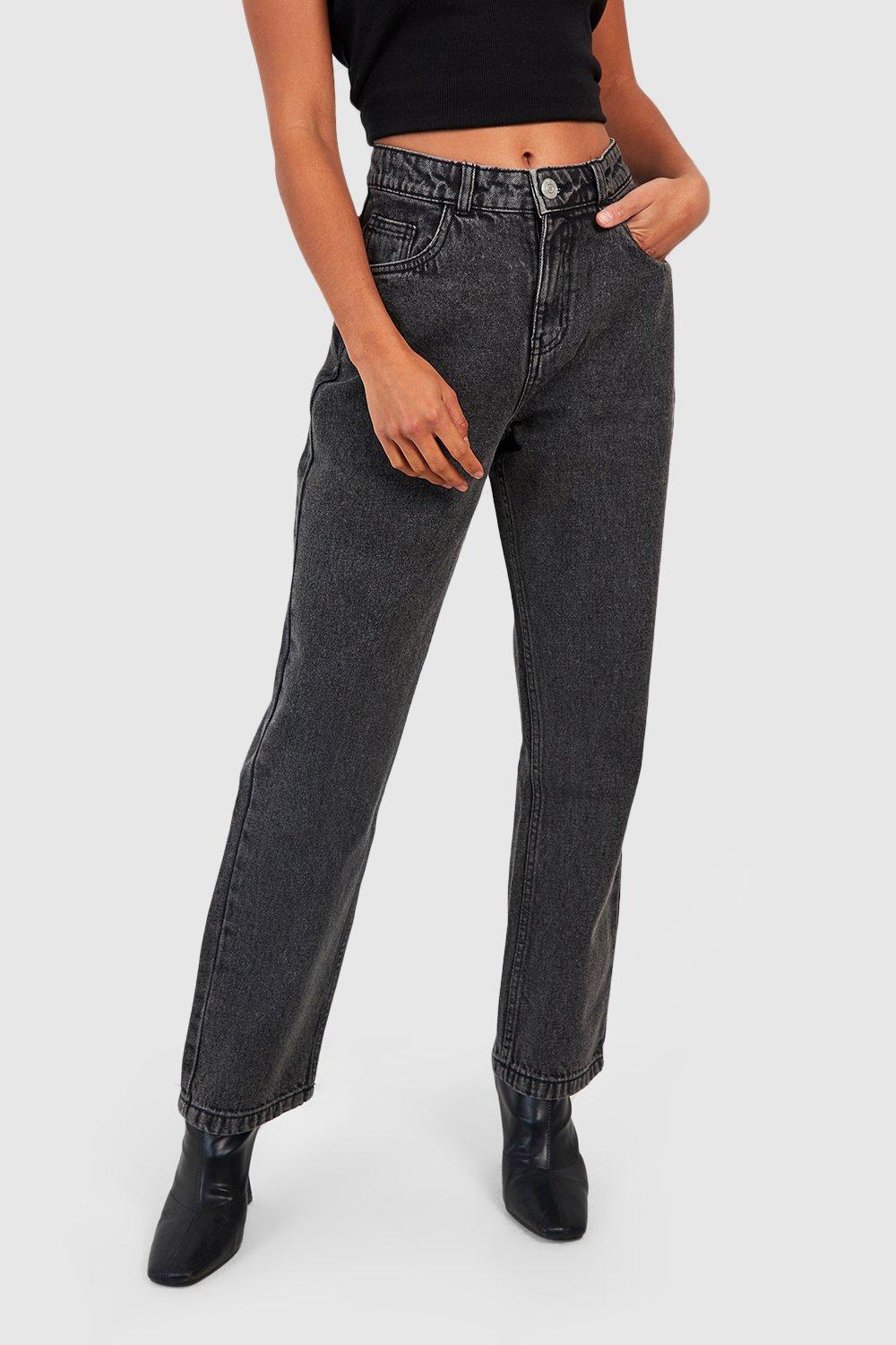 Dark grey cheap petite jeans